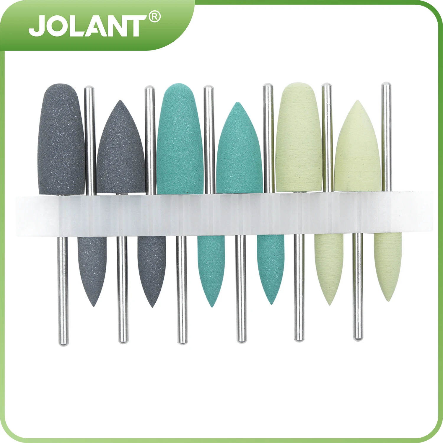 JOLANT 12 шт./компл. стоматологические алмазные боры для скрытого протеза полимерная