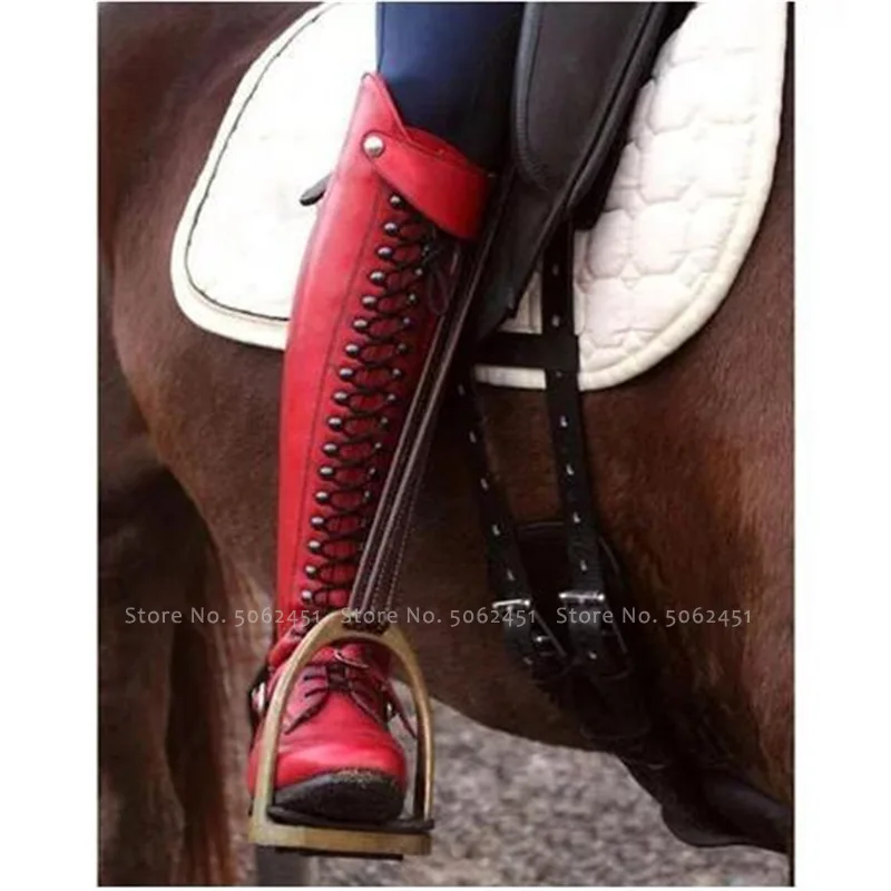 Ботинки мужские кожаные с заклепками в винтажном и средневековом стиле