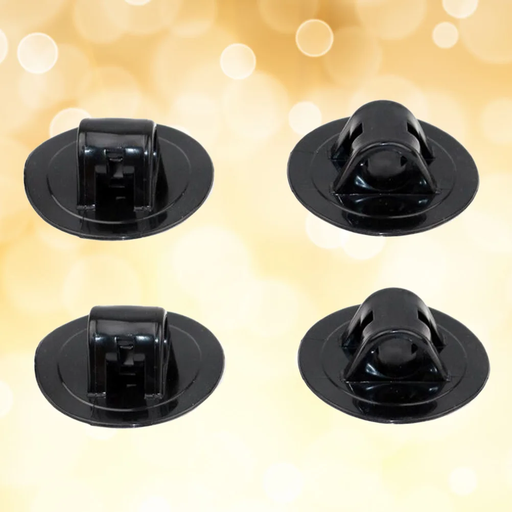 

8PCS Kayak Motor Fixed Bracket Buckle Thruster Motor Outboard Hook(Black)