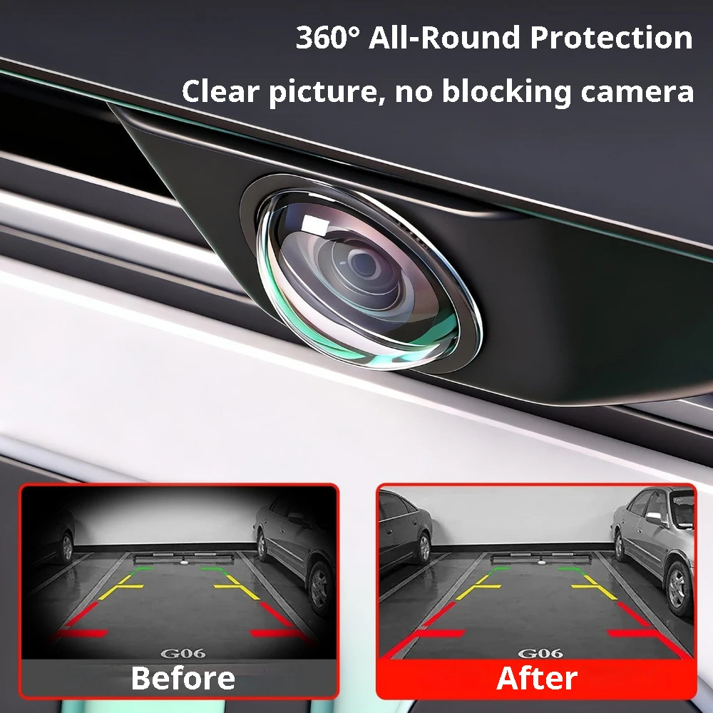 Фото Защитный чехол для автомобильной камеры Geely Galaxy E5 EX5, Proton eMas 7, водонепроницаемый защитный кожух для камеры заднего вида, аксессуары №4