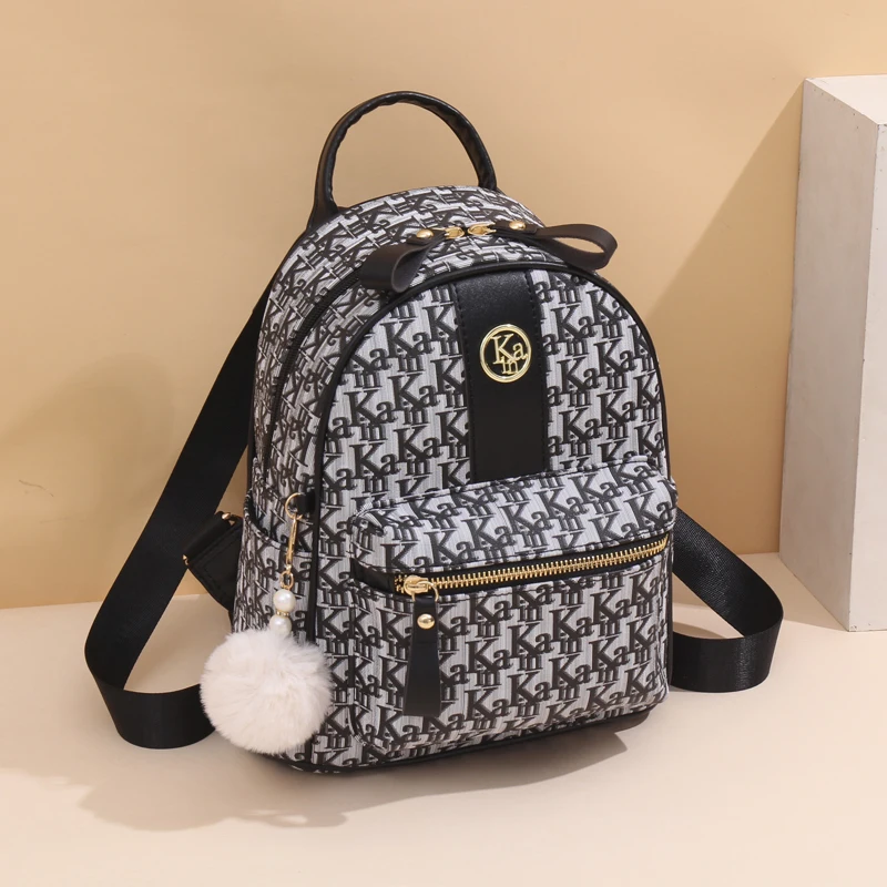 Модный женский рюкзак в стиле ретро с буквенным принтом легкая