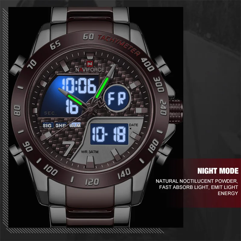 NAVIFORCE Мужские цифровые часы |