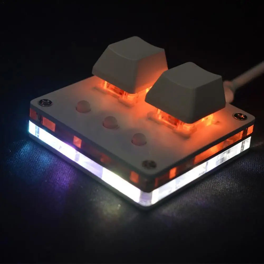 Черная RGB USB клавиатура, 2-клавишная копия и вставка, один пароль, несколько комбинаций клавиш, пользовательские клавиши быстрого доступа, иг...