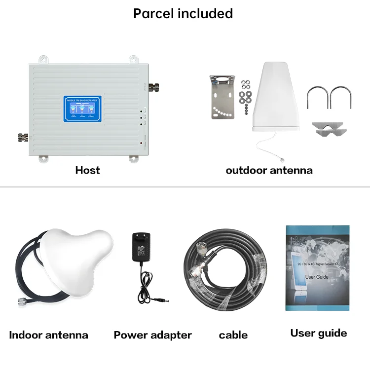 Усилитель мобильного сигнала GSM 900 1800 2100 МГц 2g 3g 4g Lte повторитель сотового телефона