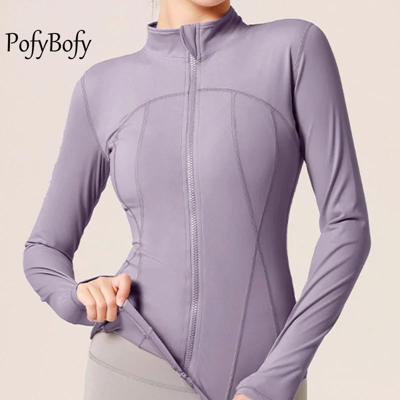 PofyBofy куртка с защитой от ультрафиолета облегающая на молнии отверстием для