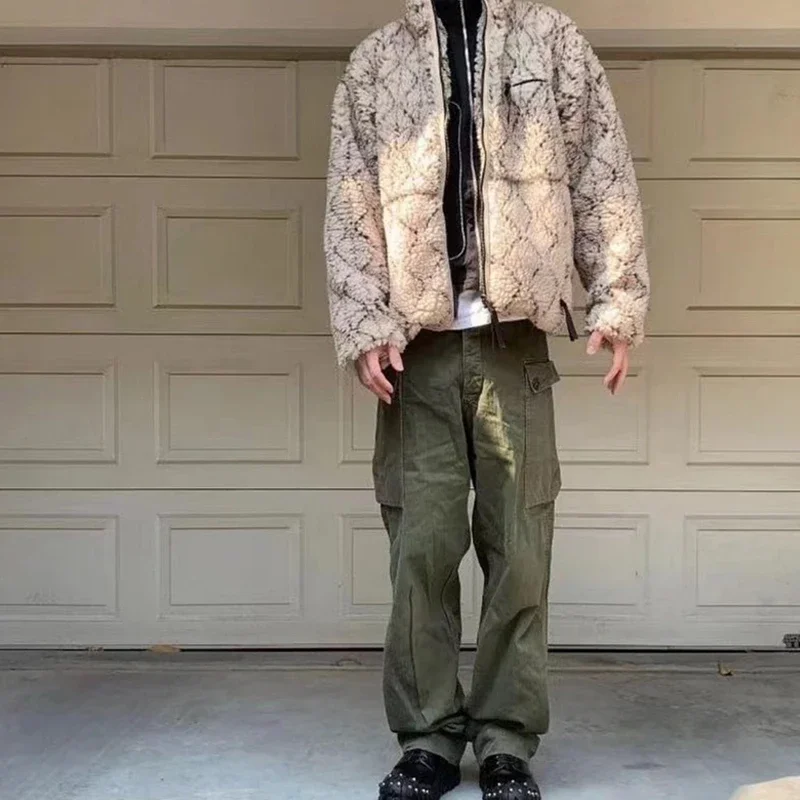 KAPITAL Hirata Hohiro флисовая одежда с обеих сторон на молнии длинным рукавом в японском