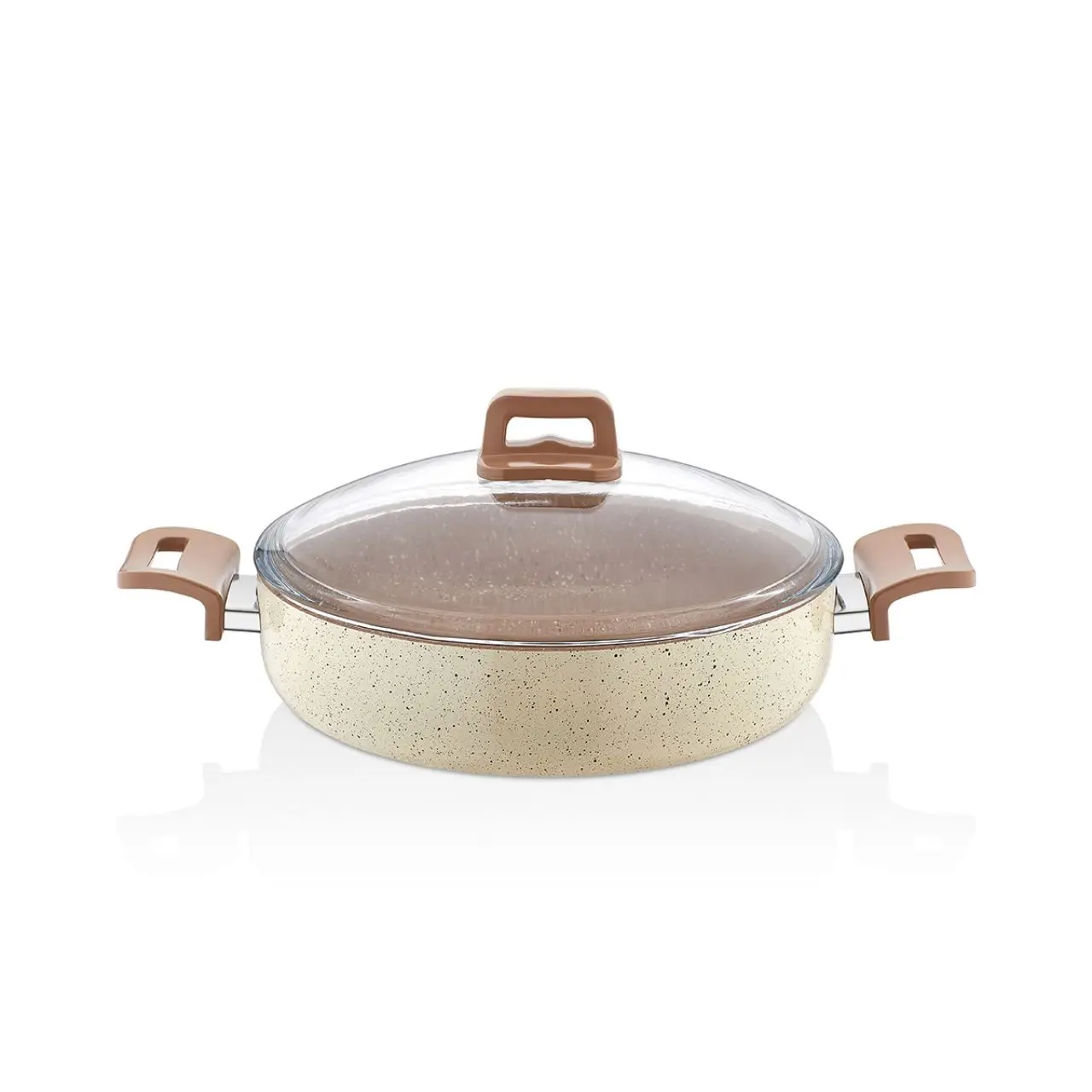 

Cream color 26 CM granite cookware