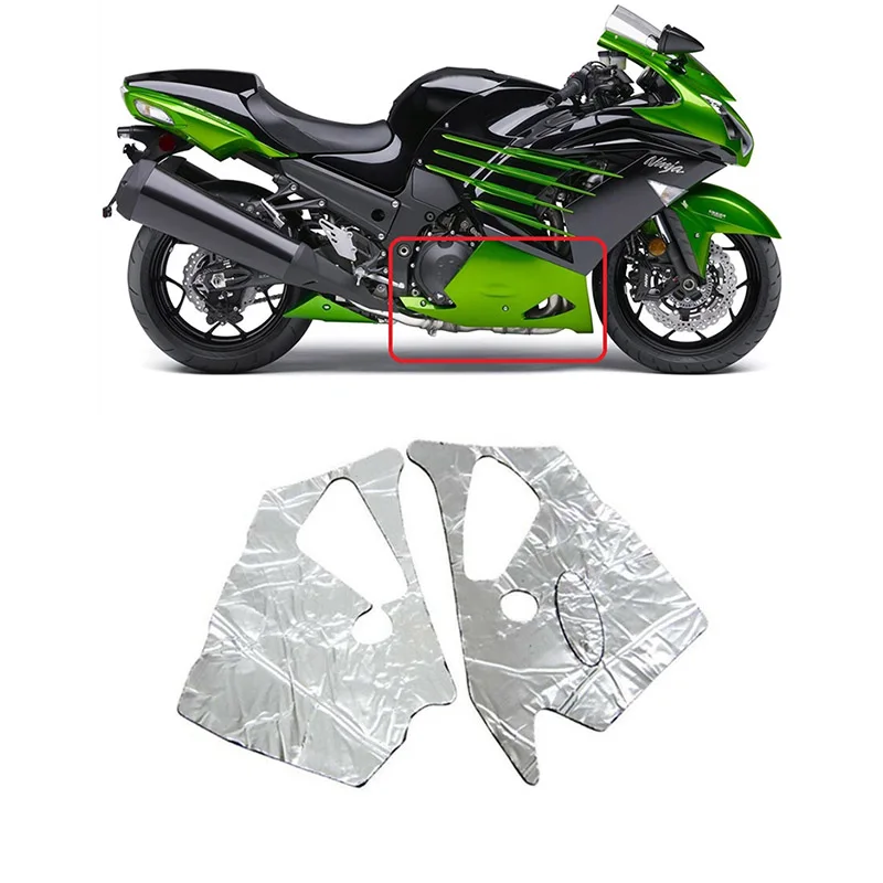

Теплозащитный обтекатель, плавильная защита, преднарезанная для Kawasaki Ninja ZX-14R ZX 14R ZX14R 2006-2021, изоляционная губка