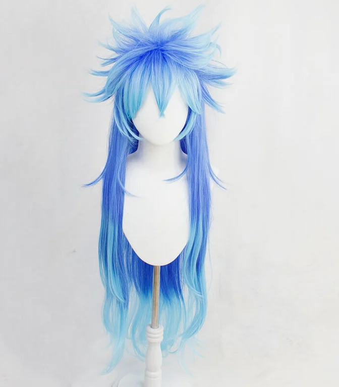 Парик для косплея Twisted Wonderland Idia Shroud 120 см синтетические волосы с градиентом