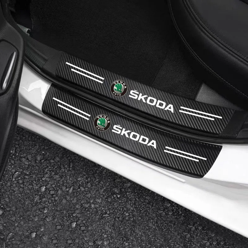 Фото Наклейка против царапин для Skoda octavia 2 a7 a5 Rapid Fabia yeti Superb KAMIQ KAROQ kodiaq SCALA citigo virs аксессуары №2