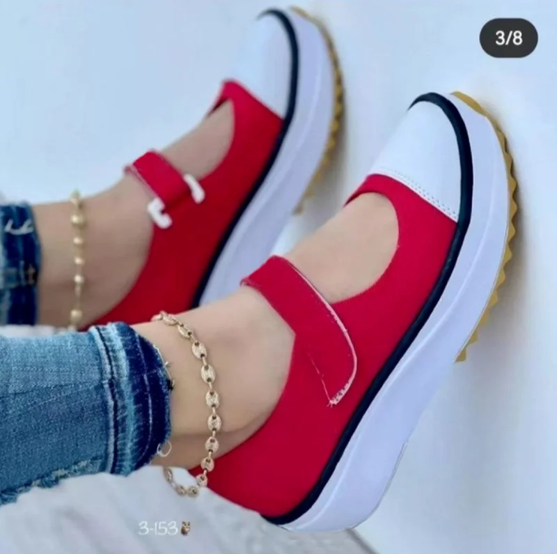 

Sneakers for Women 2022 Hot Summer Fashion Velcro Flat Student Shoes Hollow Breathable Casual Couple Vulcanized Zapatos De Mujer