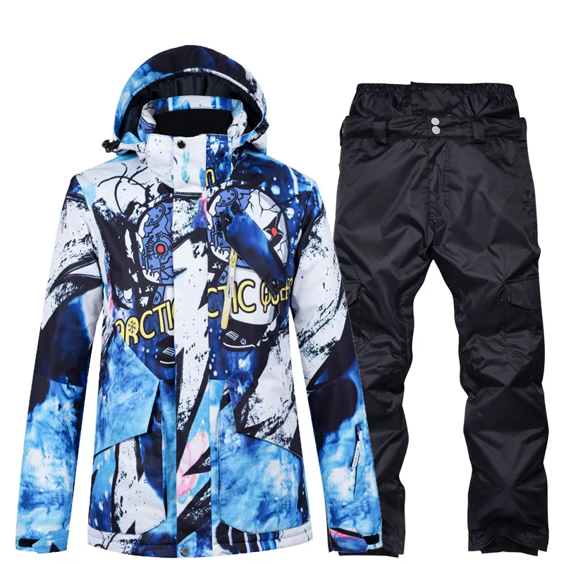 

Snow Pants Ski Suit Men's Single Double Board Korean Large Winter Thickened Outdoor Northeast Tourism Ski Equipment