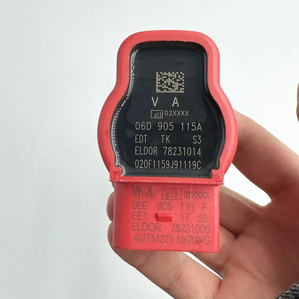 Новая красная катушка зажигания 0221604800 06E905115E 4 шт. для VW Audi A4 A5 TT Q5 R8 2 0 TFSI/2.0TSI A3/GOLF