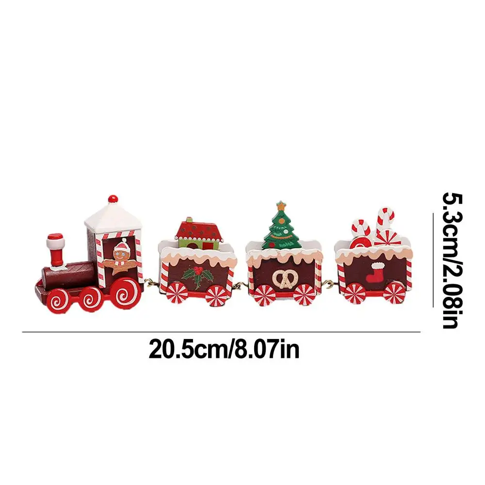 

Деревянный новогодний поезд