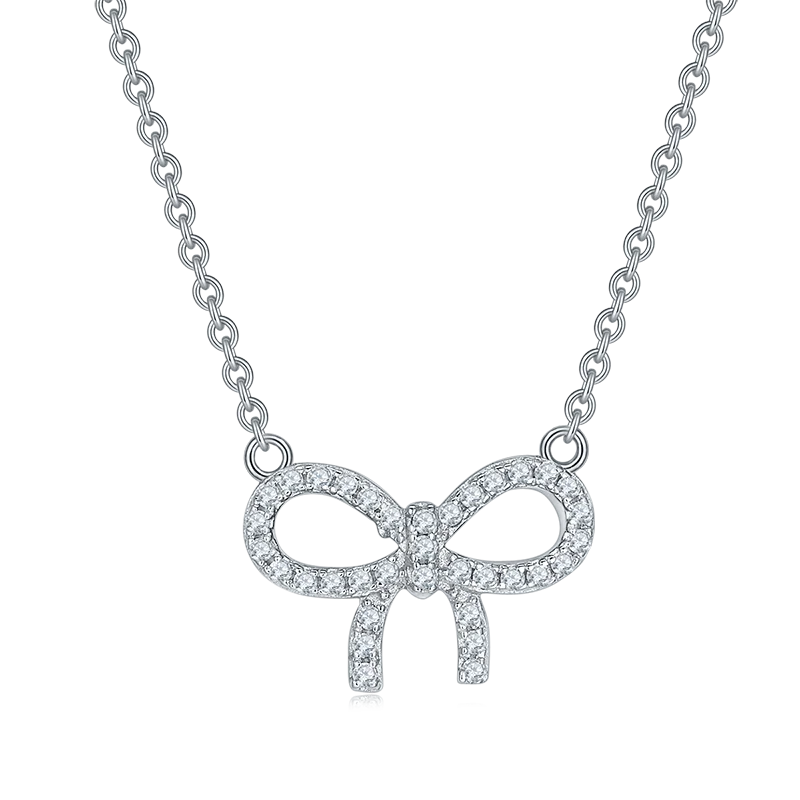 

SGARIT Fashion Jewelry 925 Sterling Silver Gold Plated Pendant Necklace VVS1D Moissanite Diamond Necklace For Women