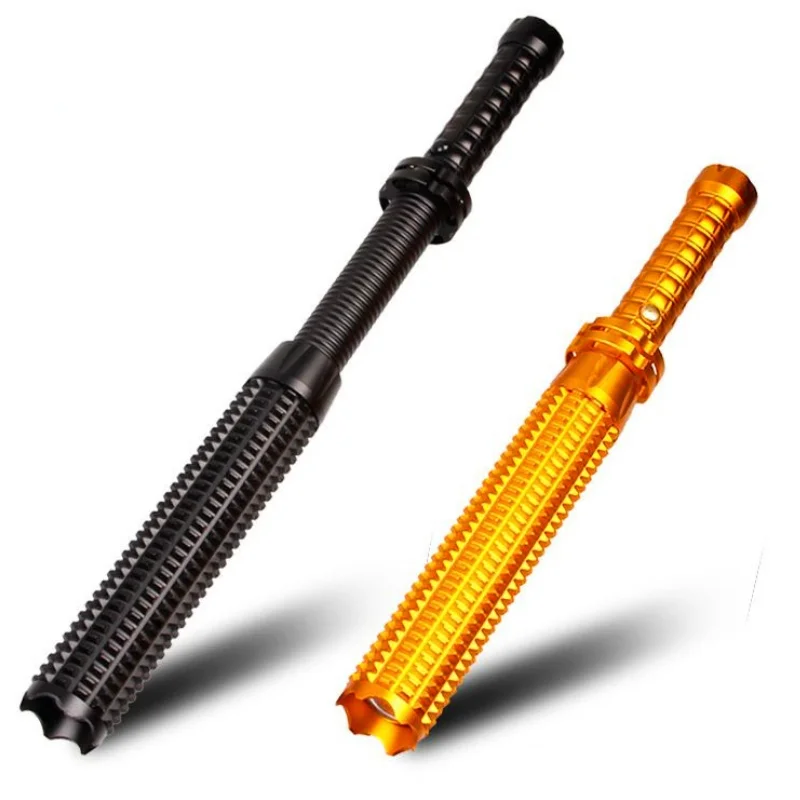 Portable Hunting Patrol Police LED Flashlight 18650 Battery Zoom Torch Emergency Self Defense XML L2 Baseball Lamps | Освещение