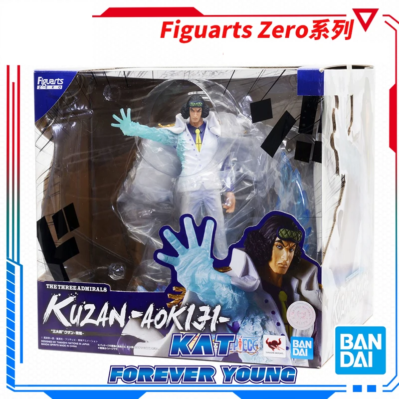 

Bandai Original Figuarts Zero One Piece Three Admirals of The Navy Kuzan Action Figure Model Childrens Toys