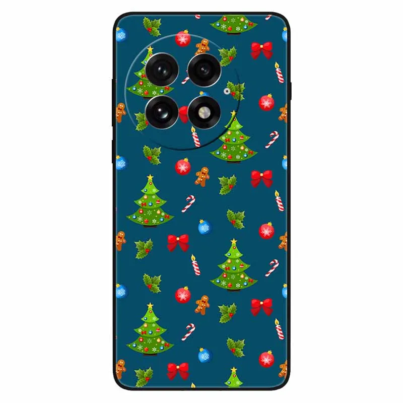Рождественские чехлы для телефонов Oneplus 13 5G защитный силиконовый роскошный