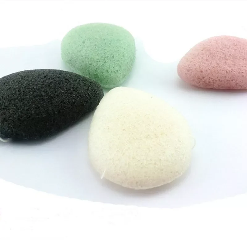 

Natural Konjac Sponge Cosmetic Puff Face Wash Flutter Cleaning Sponge Water Drop Shaped Puff Facial Cleanser Tools 1pcs