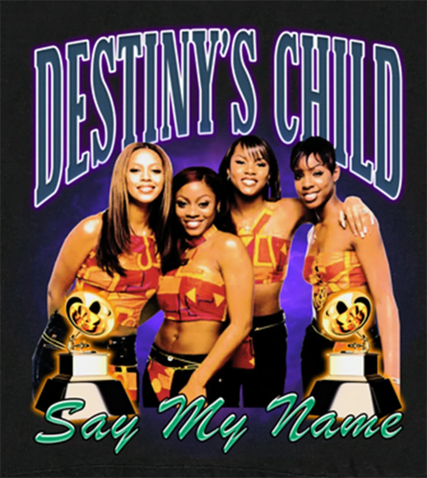 Футболка Destinys Child Singer Say My Name мужская размер S-4XL черная CG070