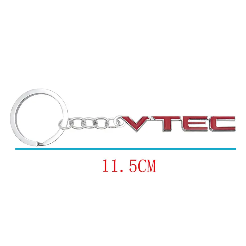 Для Honda VTEC Civic Crosstour Spirior Jade Odyssey Accord Crv FIT 3D металлический логотип Vtec эмблема брелок
