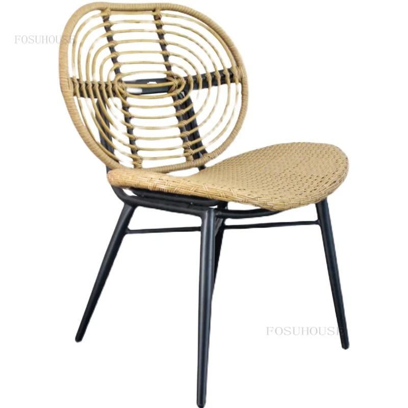 

New Lounge Living Room Homestay Leisure Dining Chairs Bedroom Floor Chair Modern Balcony Garden Muebles Furniture WWH35YH