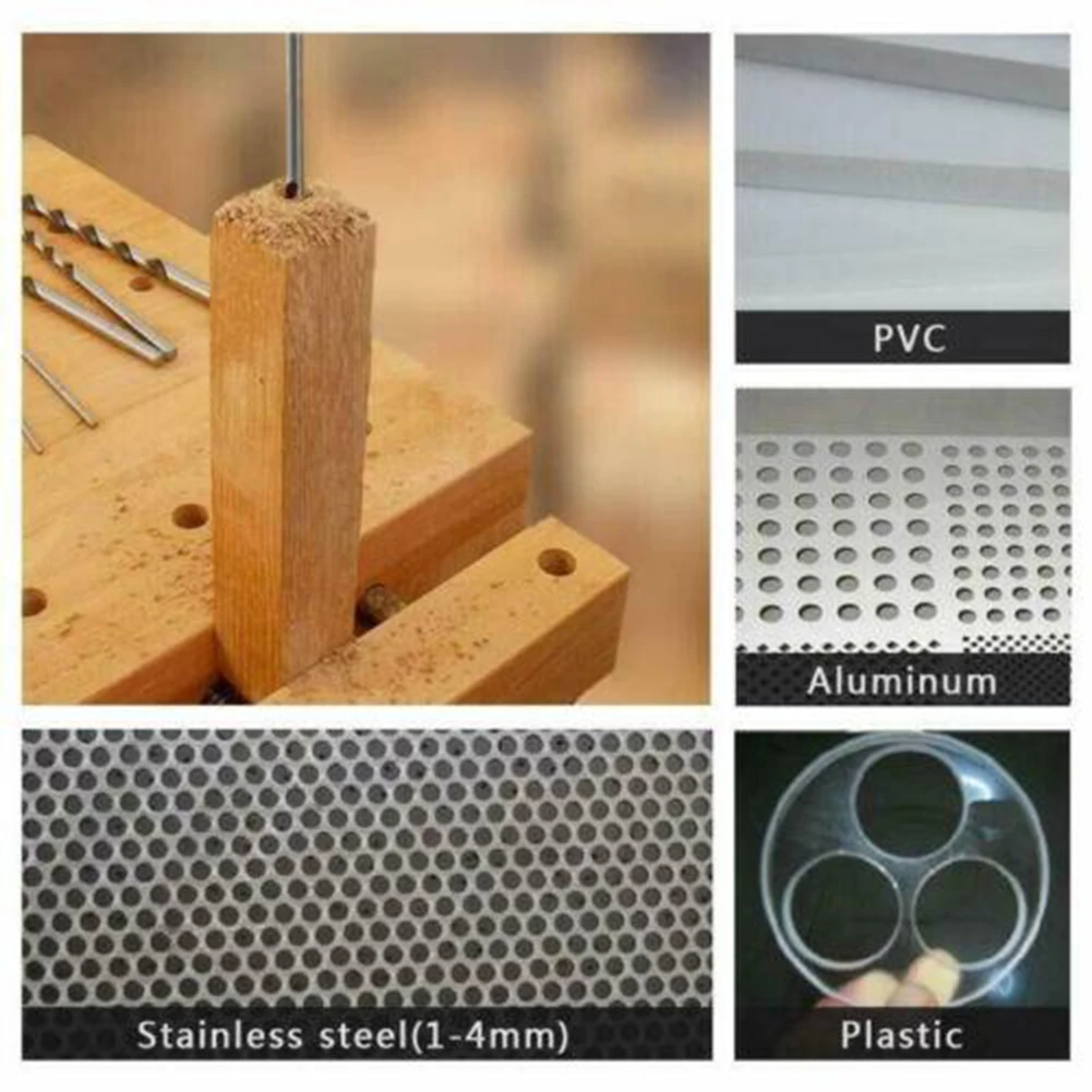 

5PCS 250mm Extra Long High Speed Steel Drill Bits Set Dual Flute Chip Twist Drill Bits For Metal Drilling 2/3/3.5/4/5mm