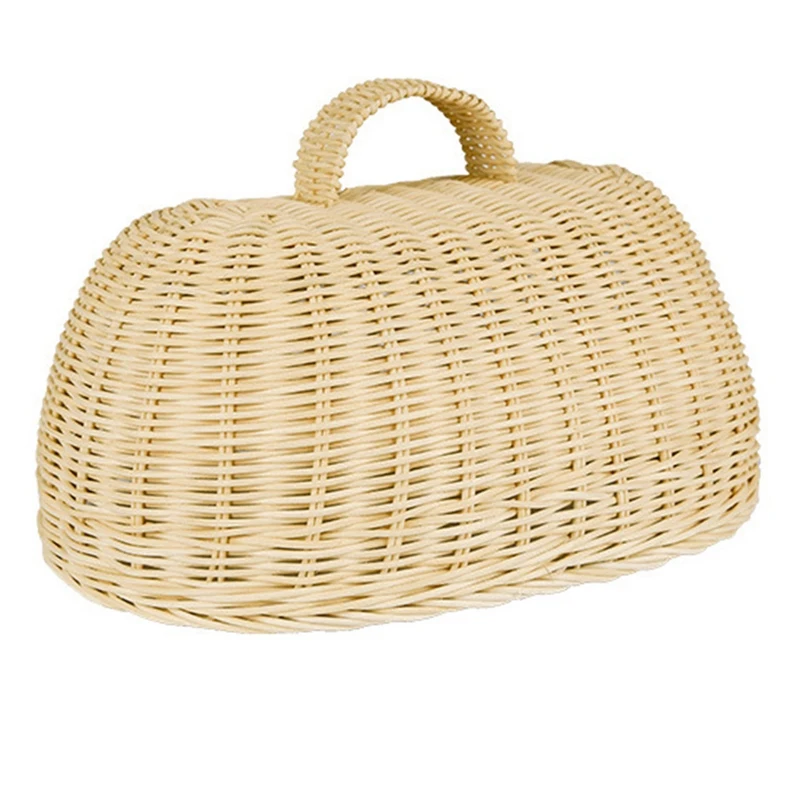 

Ротанговая корзина на Леб корзина белая корзина из ротанга для хранения фруктов Пылезащитная крышка буфета