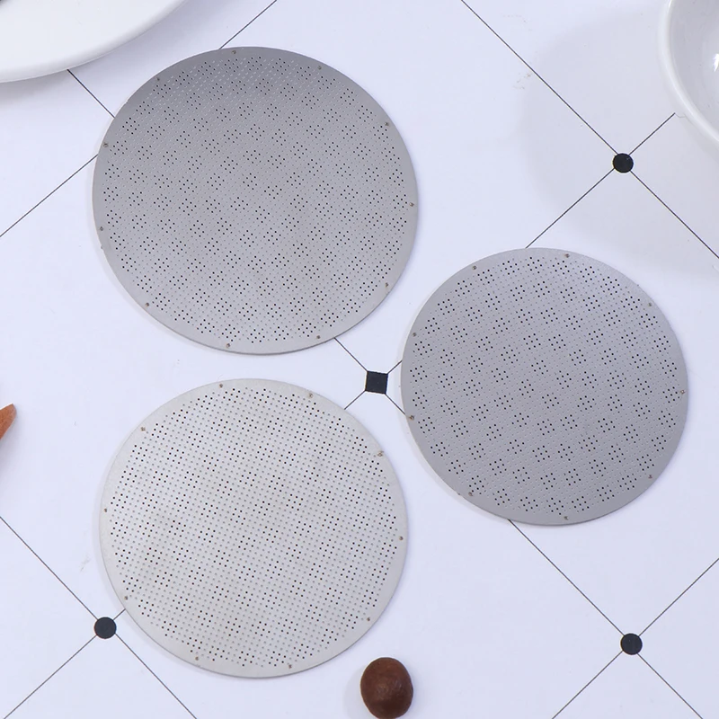 Фильтр для кофе из нержавеющей стали термостойкая сетка бариста 51/53/58 мм