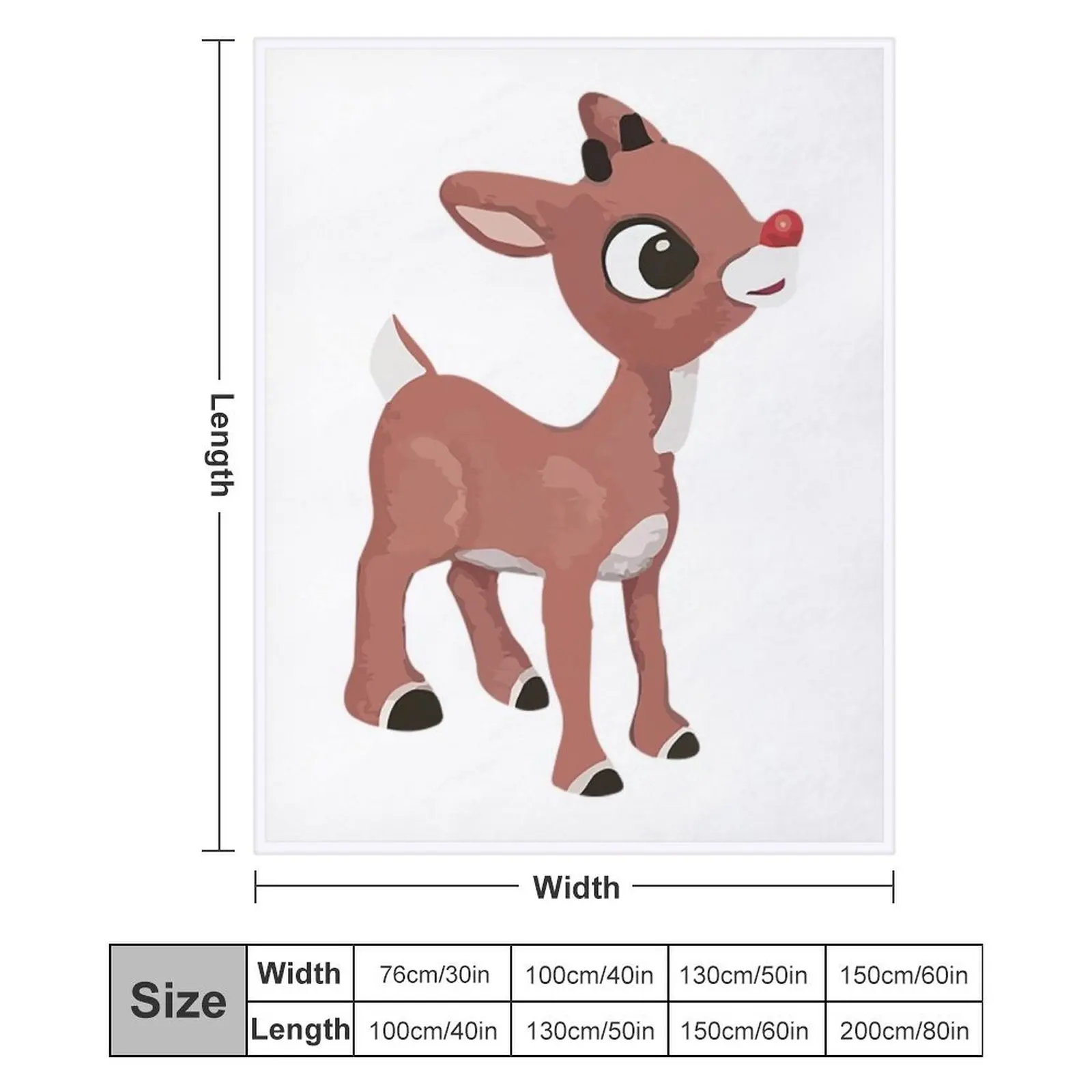 Классическая футболка Rudolph The Red Nosed Reindeer классическое одеяло одеяла и пледы для