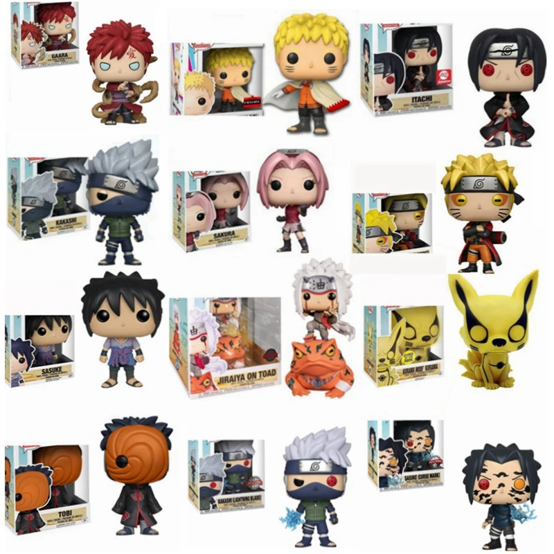 Экшн-фигурка Funko Pop удзумаки Учиха Саске кююби деревообрабатывающие листья