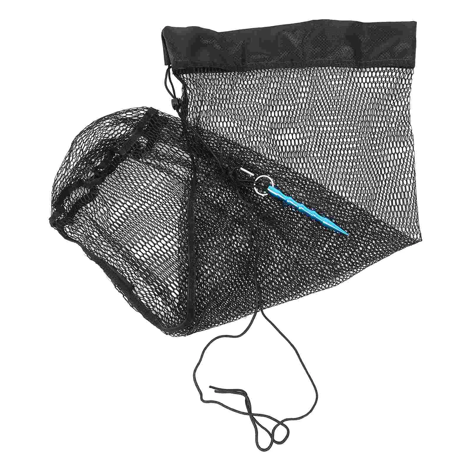 

Fish Fishing Net Basket Collection Bag Nylon Mesh Catching Outdoor Lightweight
