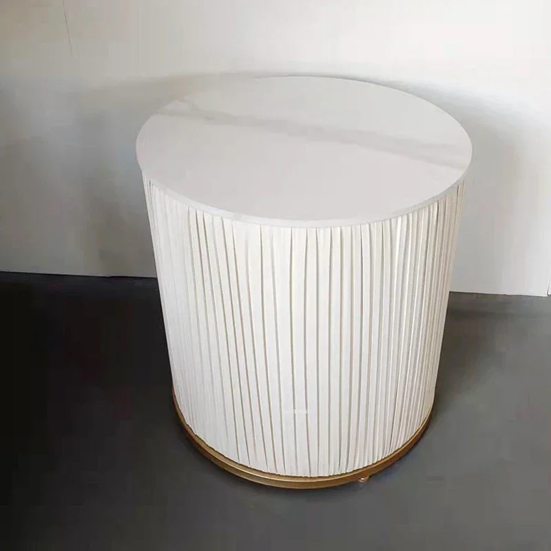 Бытовые круглые журнальные столики для балкона из скандинавского сланца мебель