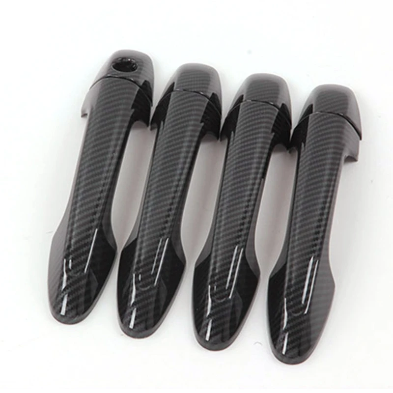 

AU05 -Carbon Fiber Car Exterior Door Handle Cover Trim Protector for Toyota Vios 2019