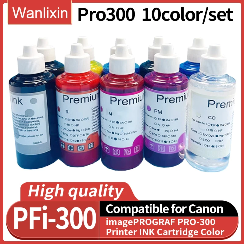 Пигментные чернила PFI-300 для Canon imagePROGRAF PRO-300