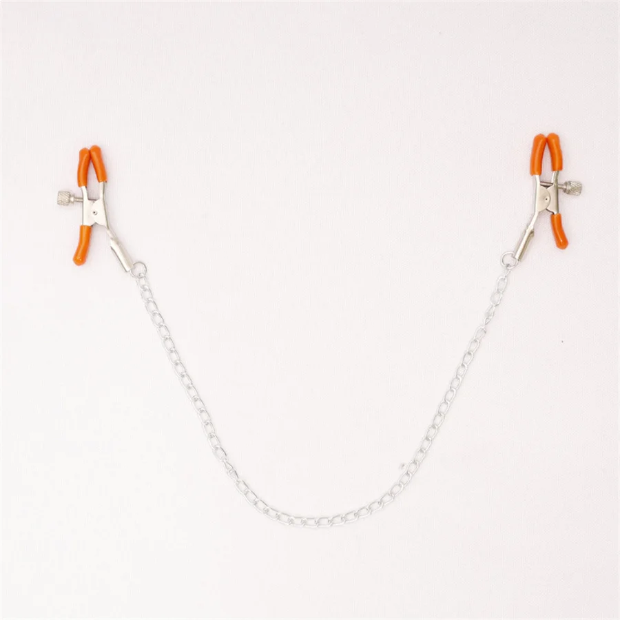 Зажимы для сосков из нержавеющей стали с цепочкой зажим губной губы груди игры