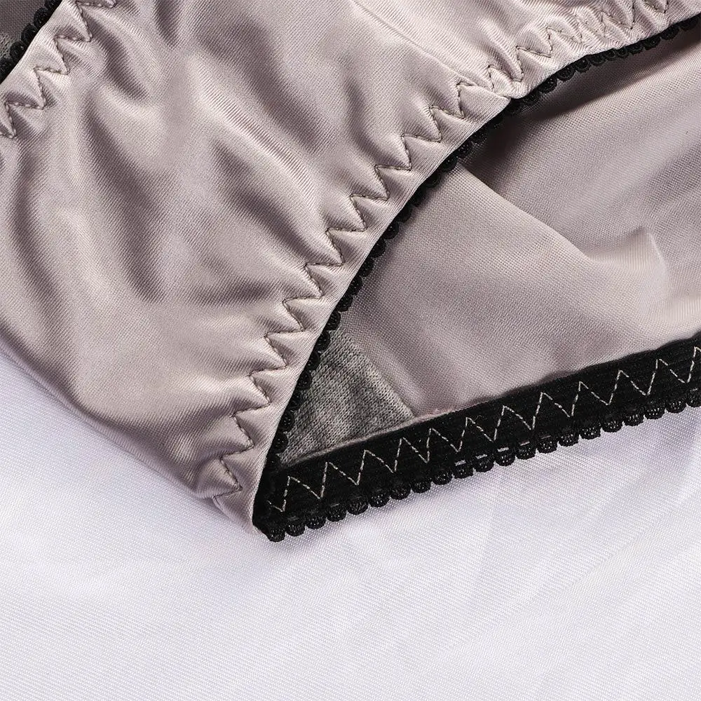 Сексуальные Гладкие трусики для девушек с вышивкой и низкой талией спортивные