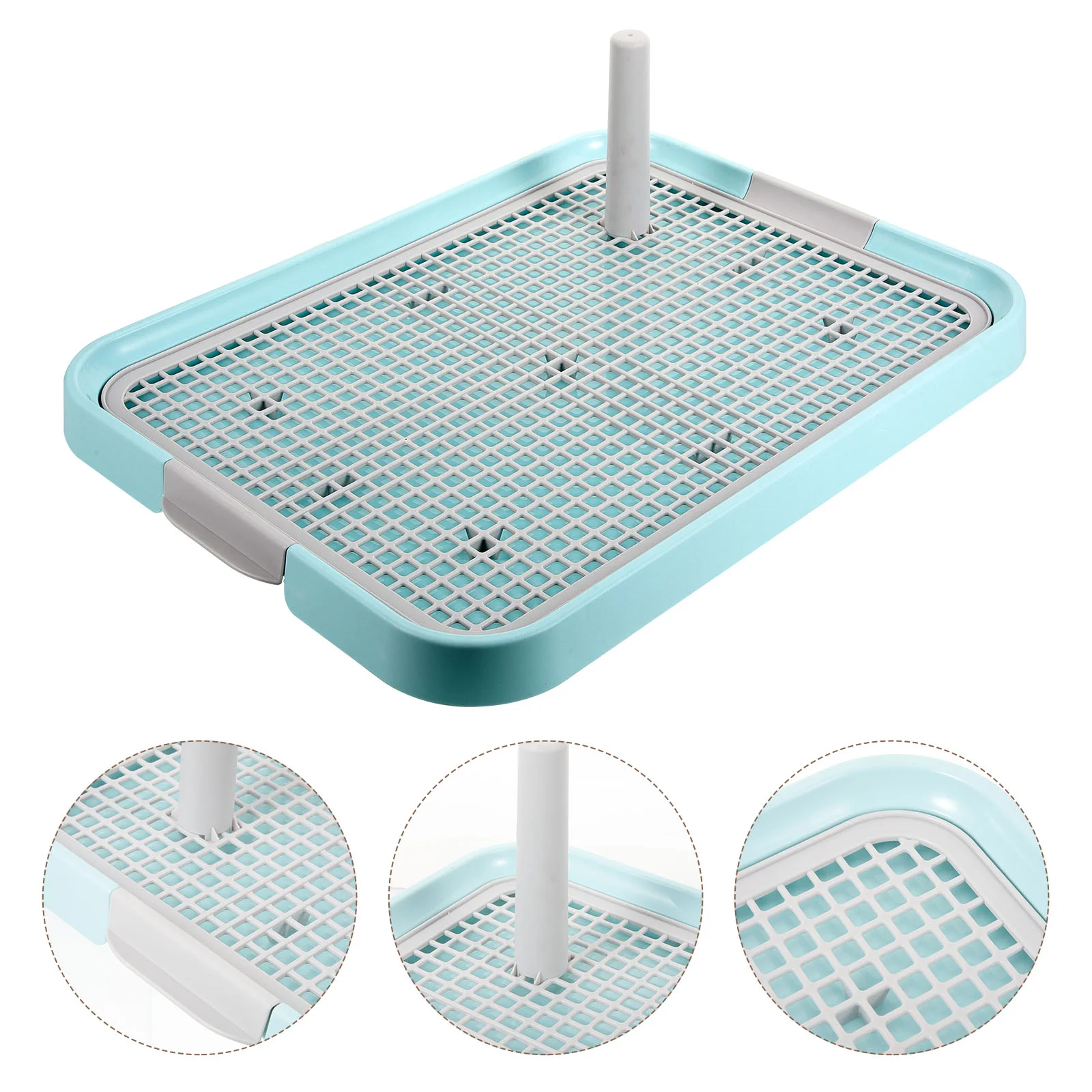 

Pet Puppy Litter Toilet Train Potty Grid Dog Toilet Dog Potty Tray for Indoor