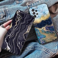 luxury gilt marble fashion art for samsung m11 m12 phone case silicone cover back funda black carcasa
