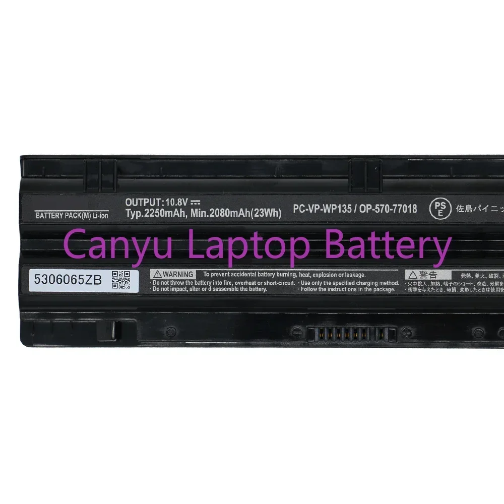 2024 PC-VP-WP135 OP-570-77018 для NEC PC-VP-WP134 OP-570-77019 2Z00119ZA 10 8 В 23 Втч 2250 мАч НОВЫЙ аккумулятор