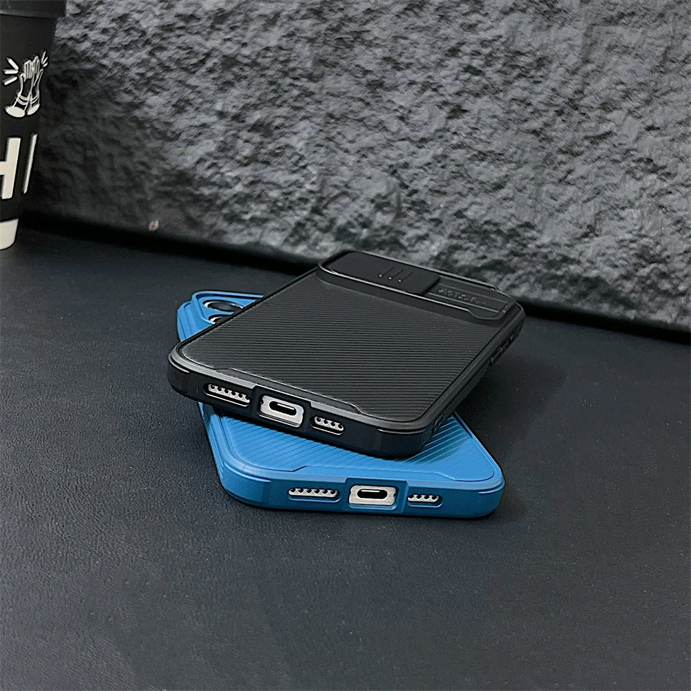 Роскошный защитный чехол с магнитной полосой для iPhone 15 14 13 12 Pro Max Plus Mini 11 от MaxGear