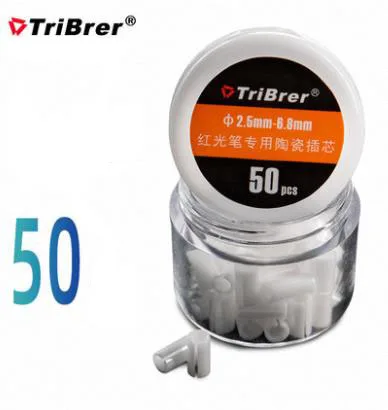 Tribrer Optical Fiber Light Pen Tip Accessories Test Light Pen Ceramic Core Ceramic Sleeve 7mm For  Light Test Pen