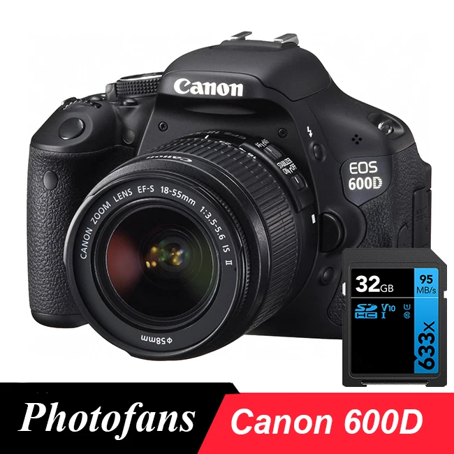 

Зеркальный фотоаппарат Canon EOS 600D Kit 18-55mm IS