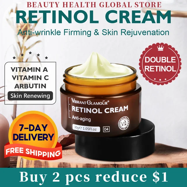 Retinol Face Cream Anti Aging Anti wrinkle Face Cream Firming Lifting Moisturizing Skin Whitening Cream Brighten Beauty Health 1