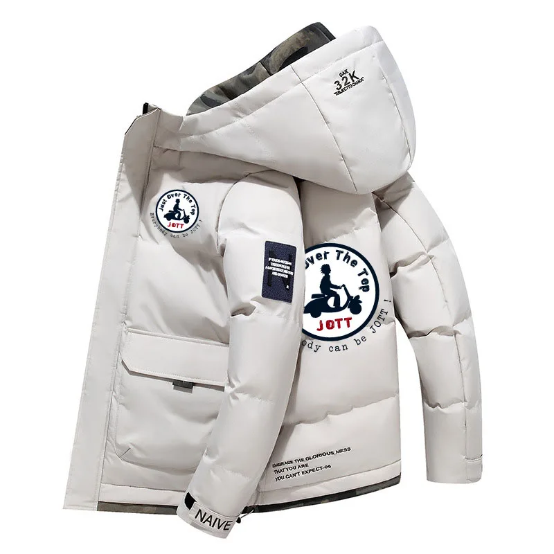 

2022 JOTT Cotton Jacket Autumn and Winter Leisure Thickened Warm Cotton Jacket Down Cotton Jacket Men's Fashion Brand