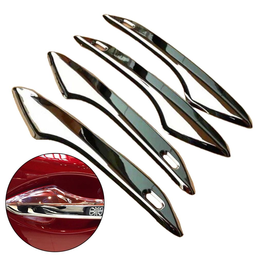 

Cover Trim Door Handles 4pcs ABS Plastic Car Accessories Electroplate Smart Keyhole For Lexus NX200t 2015-2018