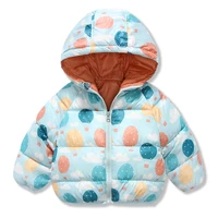 2022 baby winter jacket girl solid hooded light long sleeve boys outerwear coats infant cotton padded jacket clothing