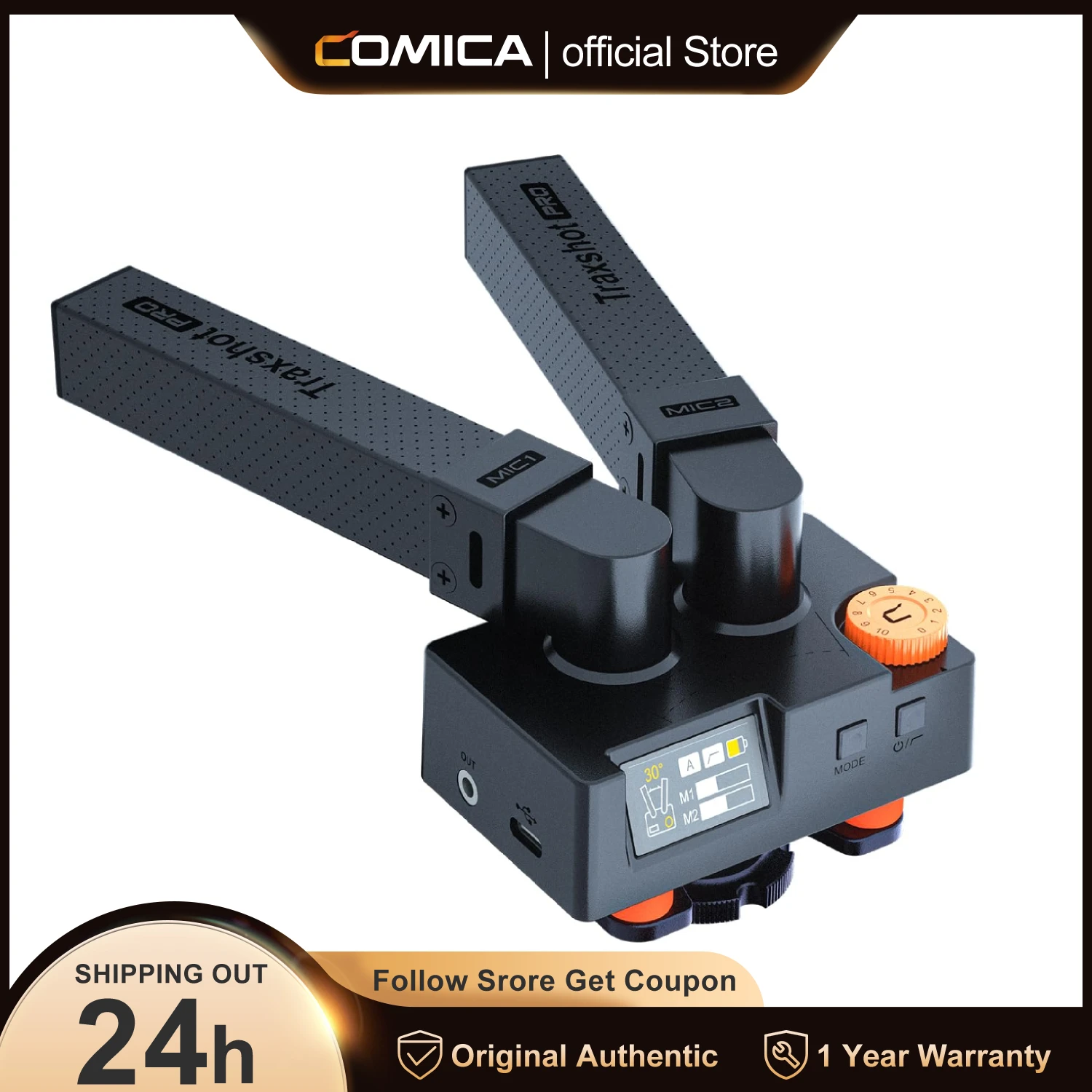 ΠΠΈΠΊΡΠΎΡΠΎΠ½ Comica Traxshot PRO Π΄Π»Ρ ΠΊΠ°ΠΌΠ΅Ρ Canon, Nikon, Sony, ΡΠ΅Π»Π΅ΡΠΎΠ½ΠΎΠ², ΠΏΠ»Π°Π½ΡΠ΅ΡΠΎΠ², ΠΊΠΎΠΌΠΏΡΡΡΠ΅ΡΠΎΠ², Π²ΠΈΠ΄Π΅ΠΎΠ·Π°ΠΏΠΈΡΡ ΠΠΈΠΊΡΠΎΡΠΎΠ½ Comica Traxshot PRO Π΄Π»Ρ ΠΊΠ°ΠΌΠ΅Ρ Canon, Nikon, Sony, ΡΠ΅Π»Π΅ΡΠΎΠ½ΠΎΠ², ΠΏΠ»Π°Π½ΡΠ΅ΡΠΎΠ², ΠΊΠΎΠΌΠΏΡΡΡΠ΅ΡΠΎΠ², Π²ΠΈΠ΄Π΅ΠΎΠ·Π°ΠΏΠΈΡΡ