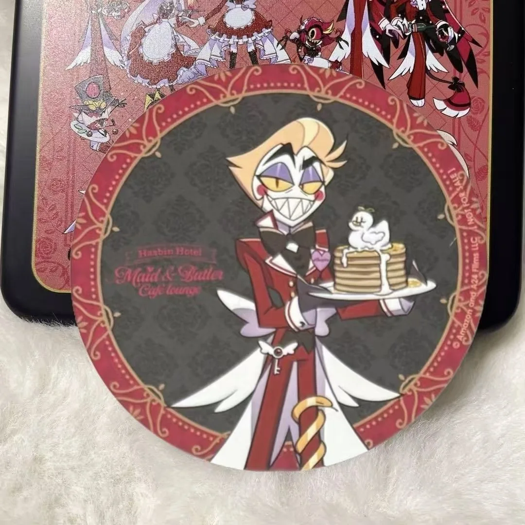 Значок Hazbin Hotel A Coffee Badge Bar Anime Alasto Lucifer Cafe, жестяной, в стиле Y2K, модный, аниме, мультяшный, милый, персонализированный подарок (art.: 3920db8fd00aa) - 3920db8fd00aa
