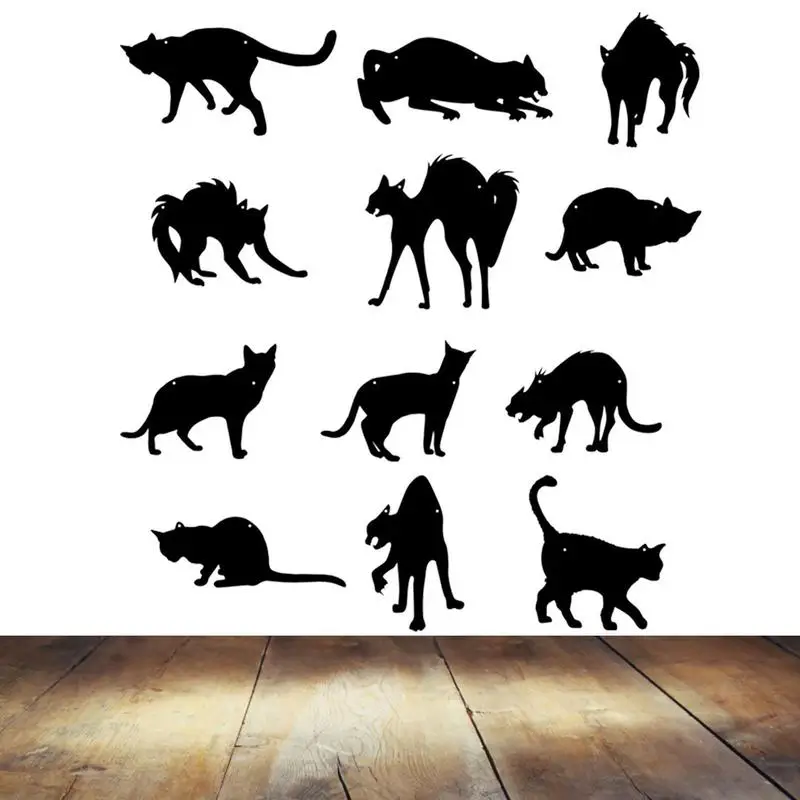 

Halloween Cat Decorations Waterproof Halloween Light Up 3D Cat Decorations Outdoor & Indoor Party Decor For Holiday Creepy